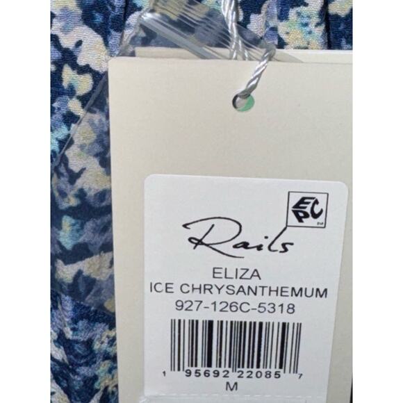 NWT! Rails Eliza Floral Flowy Dress in Ice Chrysanthemum - Size Medium - Picture 9 of 9